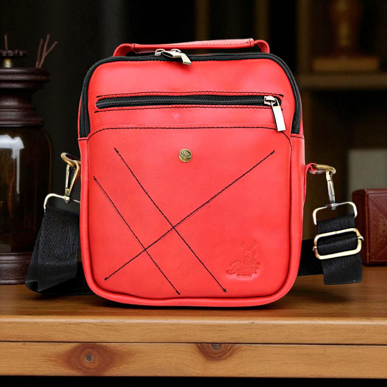 Stylish Leather Men's Crossbody Bag For Men -High-quality Leather Men's Crossbody Bag