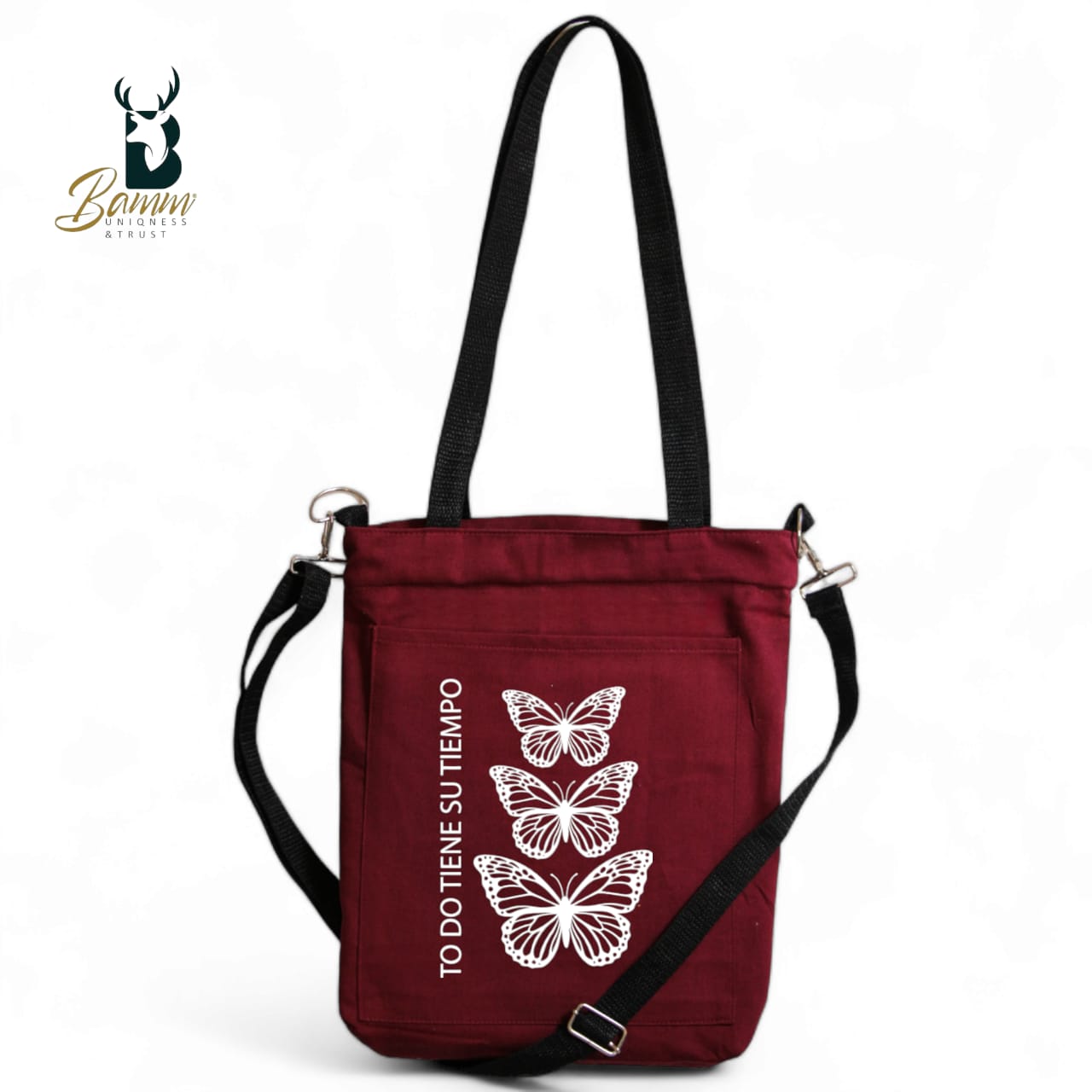 BAMM Tote Bag With Two Adjustable Shoulder Straps 52