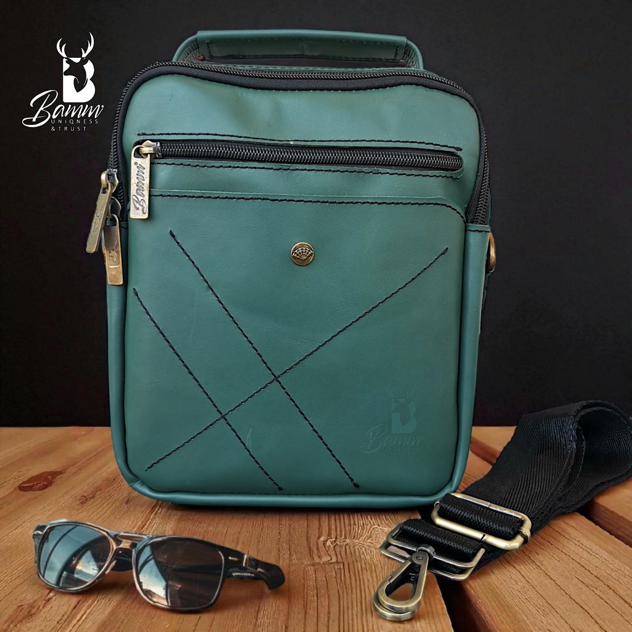 Stylish Leather Men's Crossbody Bag For Men -High-quality Leather Men's Crossbody Bag