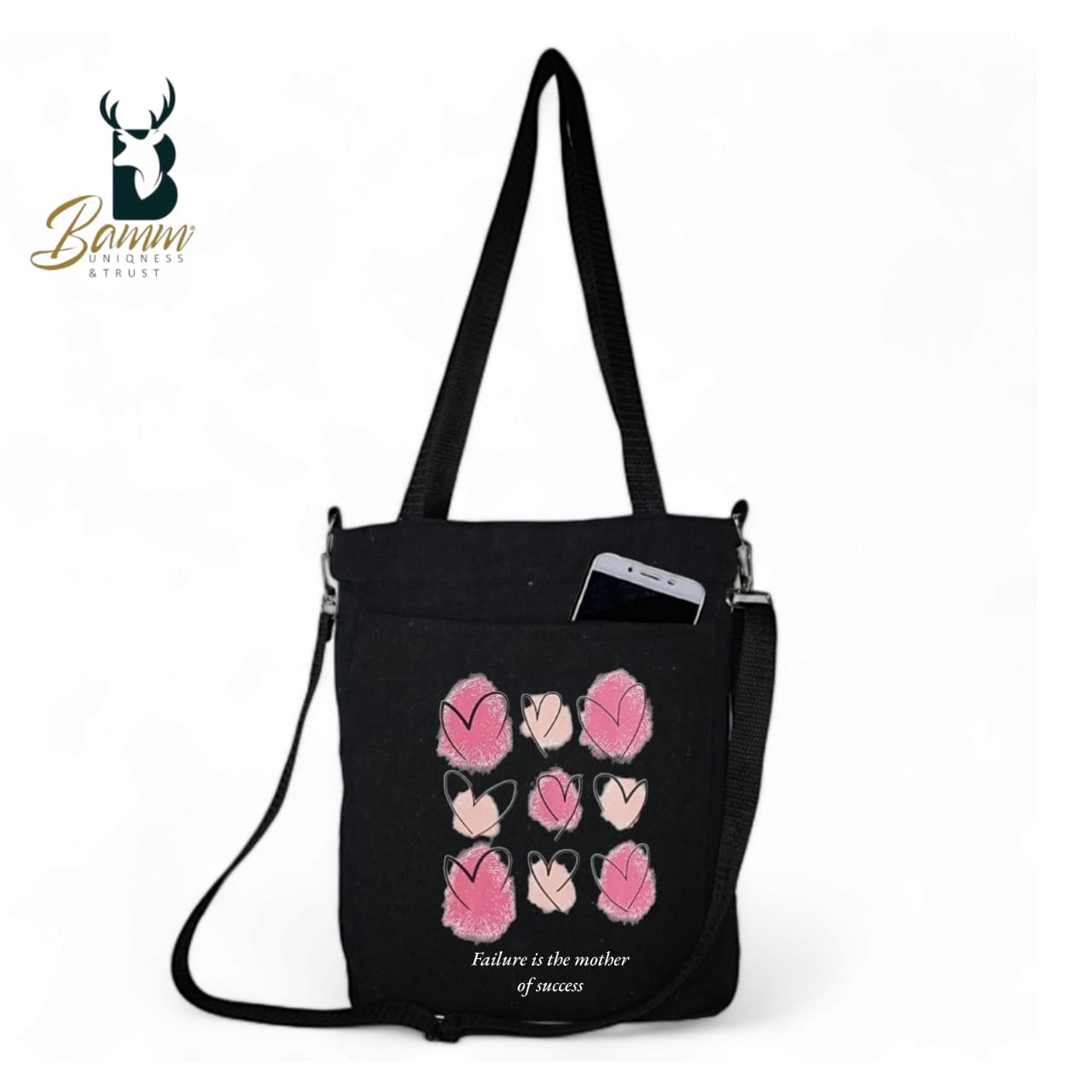 BAMM Tote Bag With Two Adjustable Shoulder Straps- 25