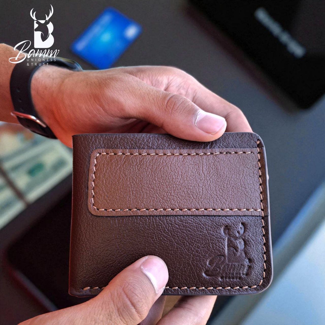 Luxury leather men's wallet-2211