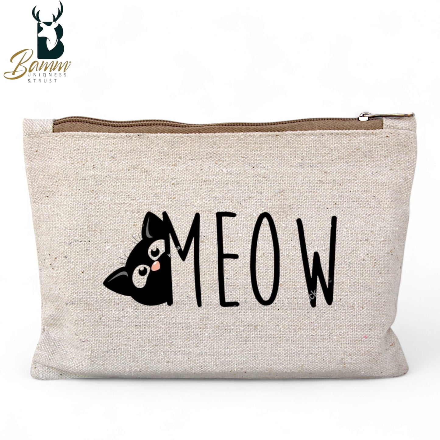 Multi-Use Makeup Organizer Bag – Heavy Duty Duck Cotton, Washable with Digital Print