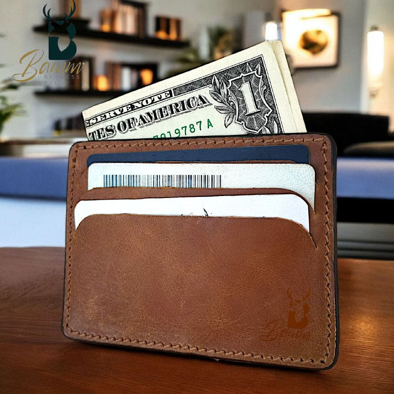 From Bamm Natural Leather Card Holder-2252