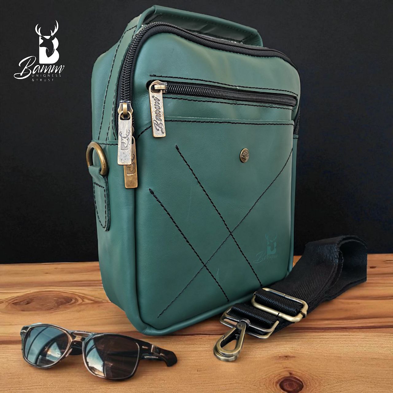 Stylish Leather Men's Crossbody Bag For Men -High-quality Leather Men's Crossbody Bag