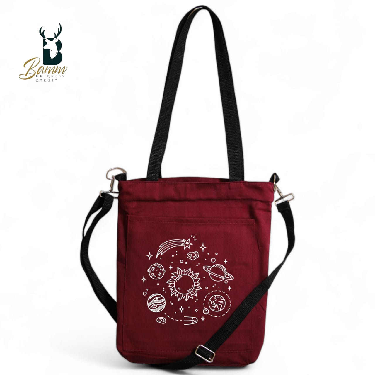 BAMM Tote Bag With Two Adjustable Shoulder Straps 52