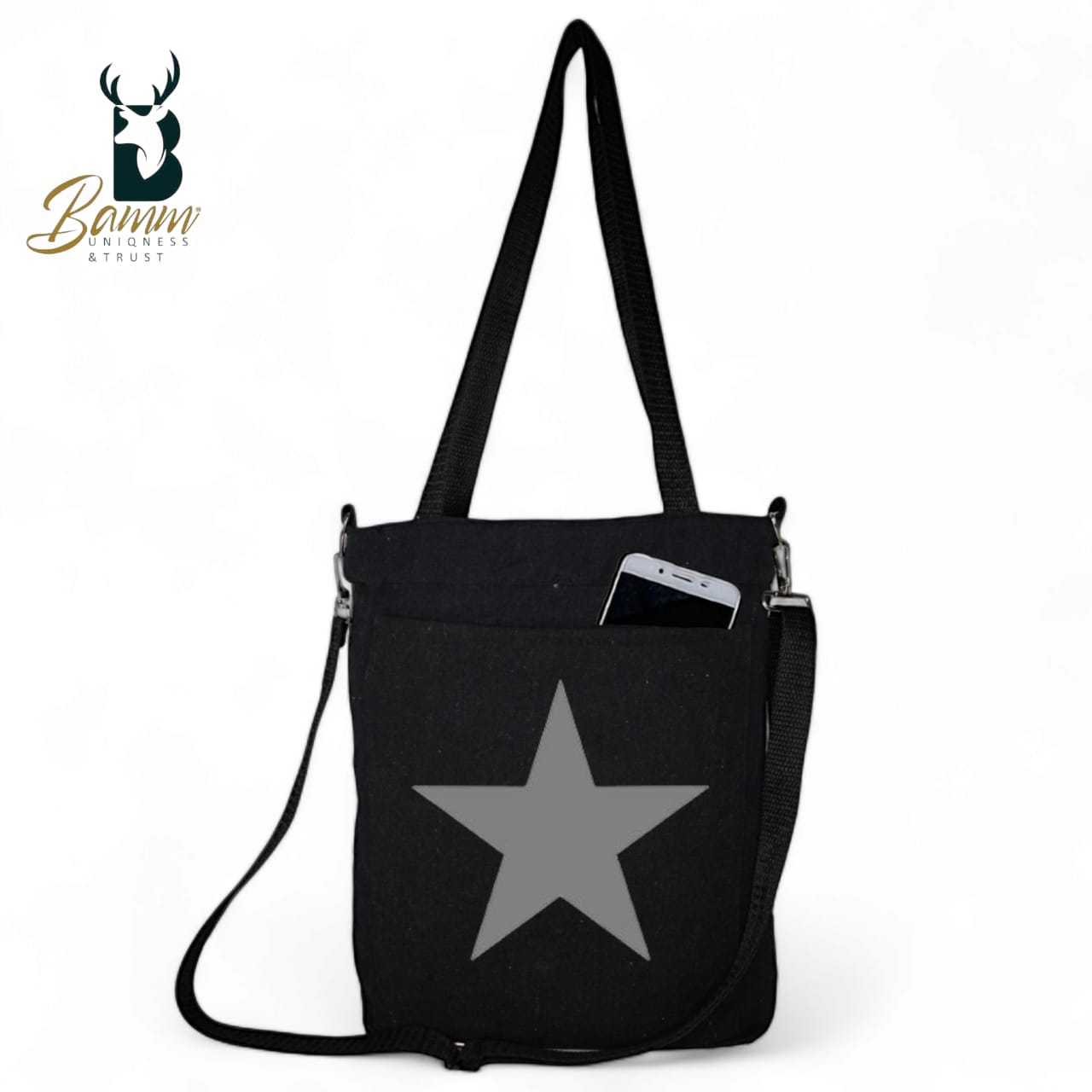 BAMM Tote Bag With Two Adjustable Shoulder Straps- 25