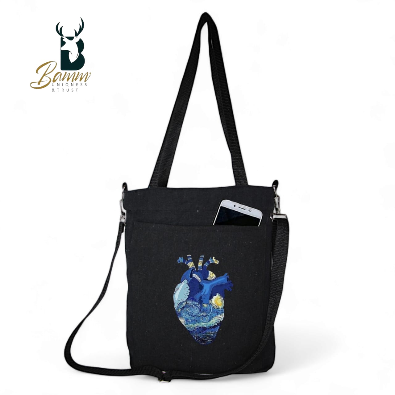 BAMM Tote Bag With Two Adjustable Shoulder Straps- 25