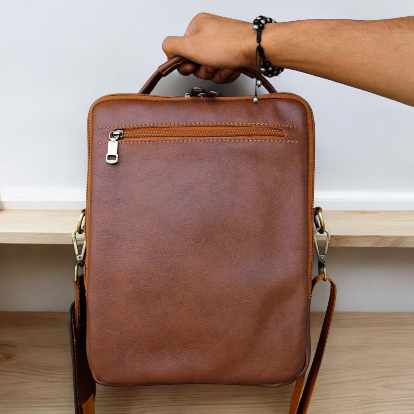 Bamm Leather Crossbody Bag 2805