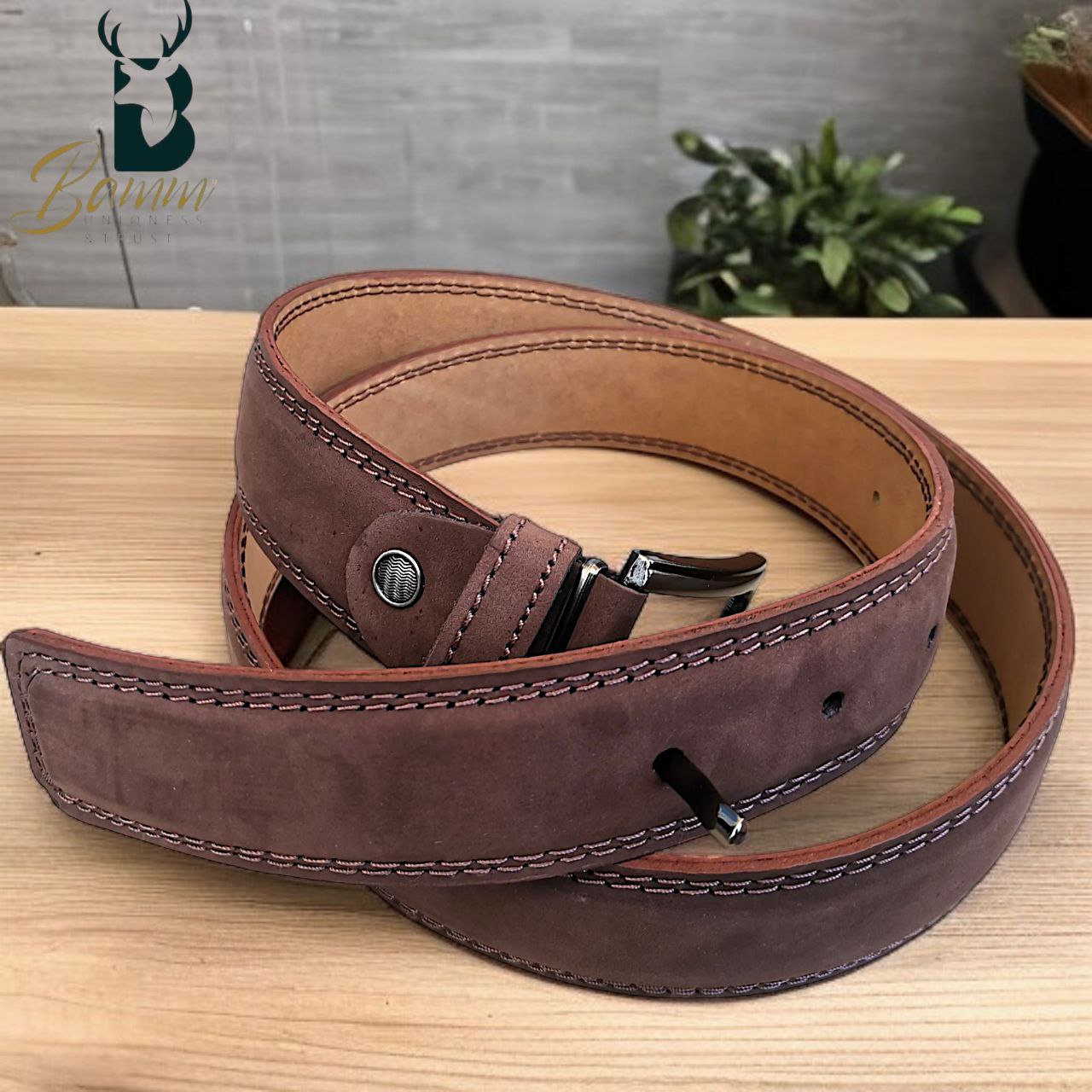 Leather Belt Handmade Elegance by BAMM