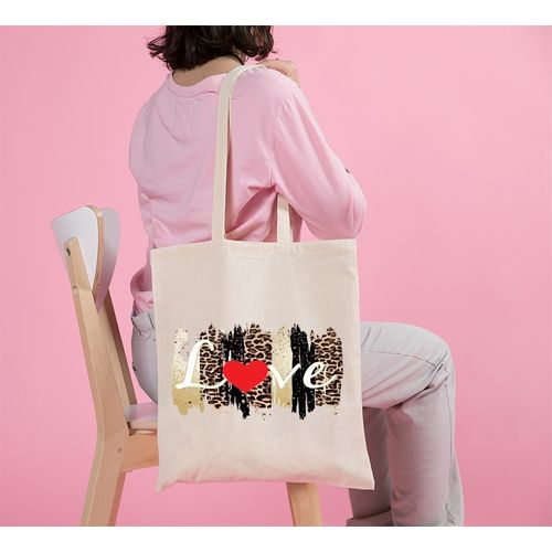 Tote Bag With Pocket And Handle