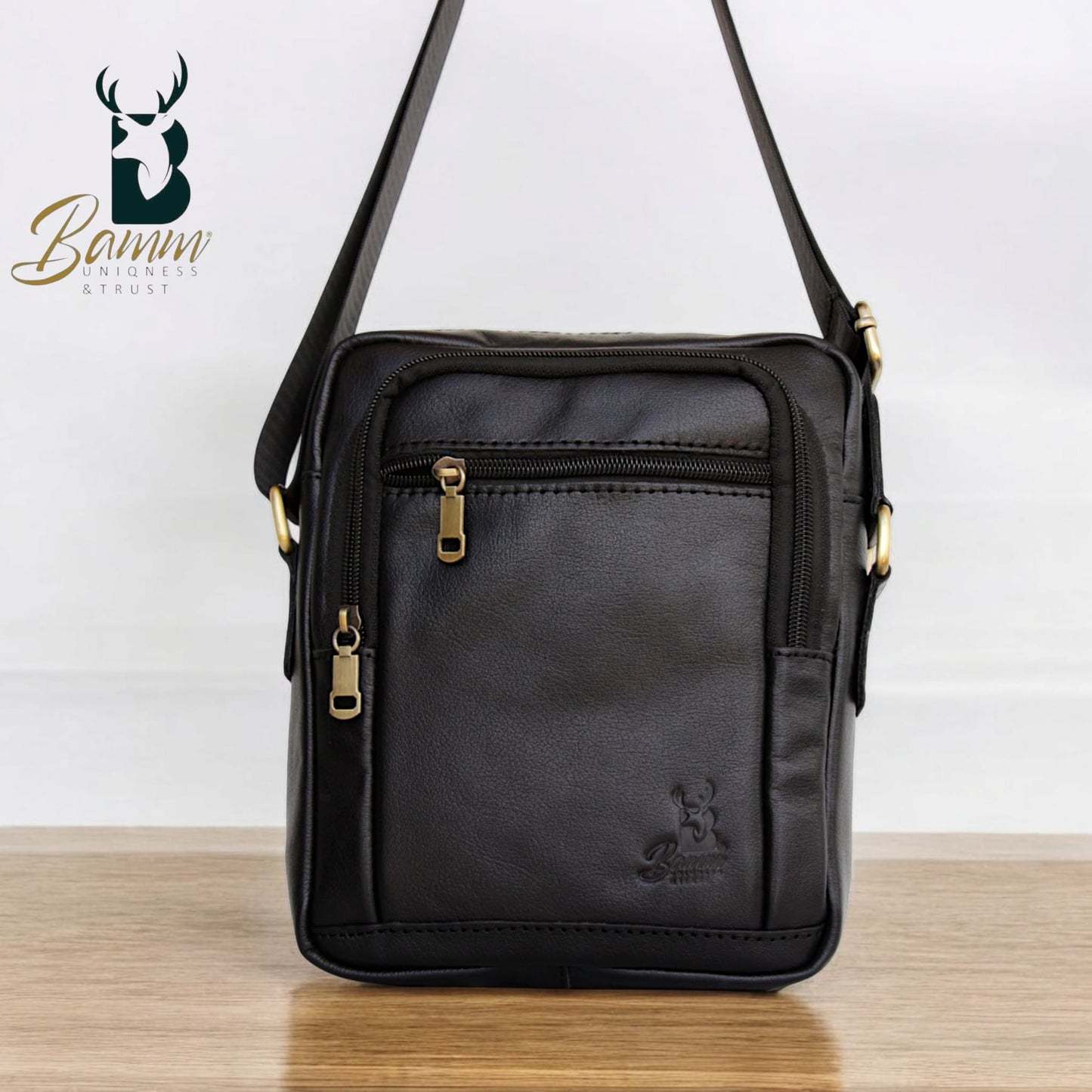 Bamm Leather Crossbody Bag 2802