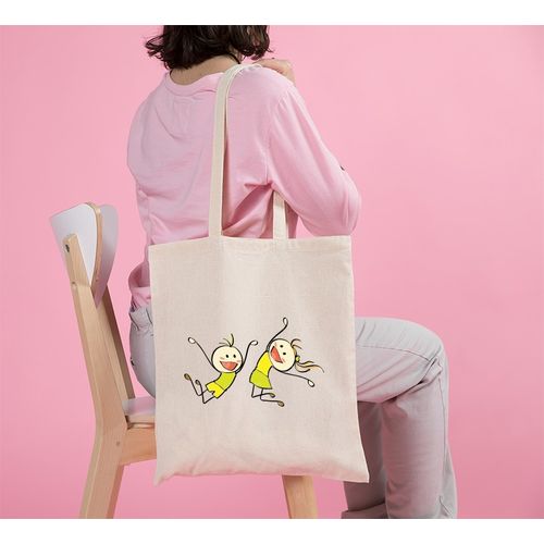 Tote Bag With Pocket And Handle