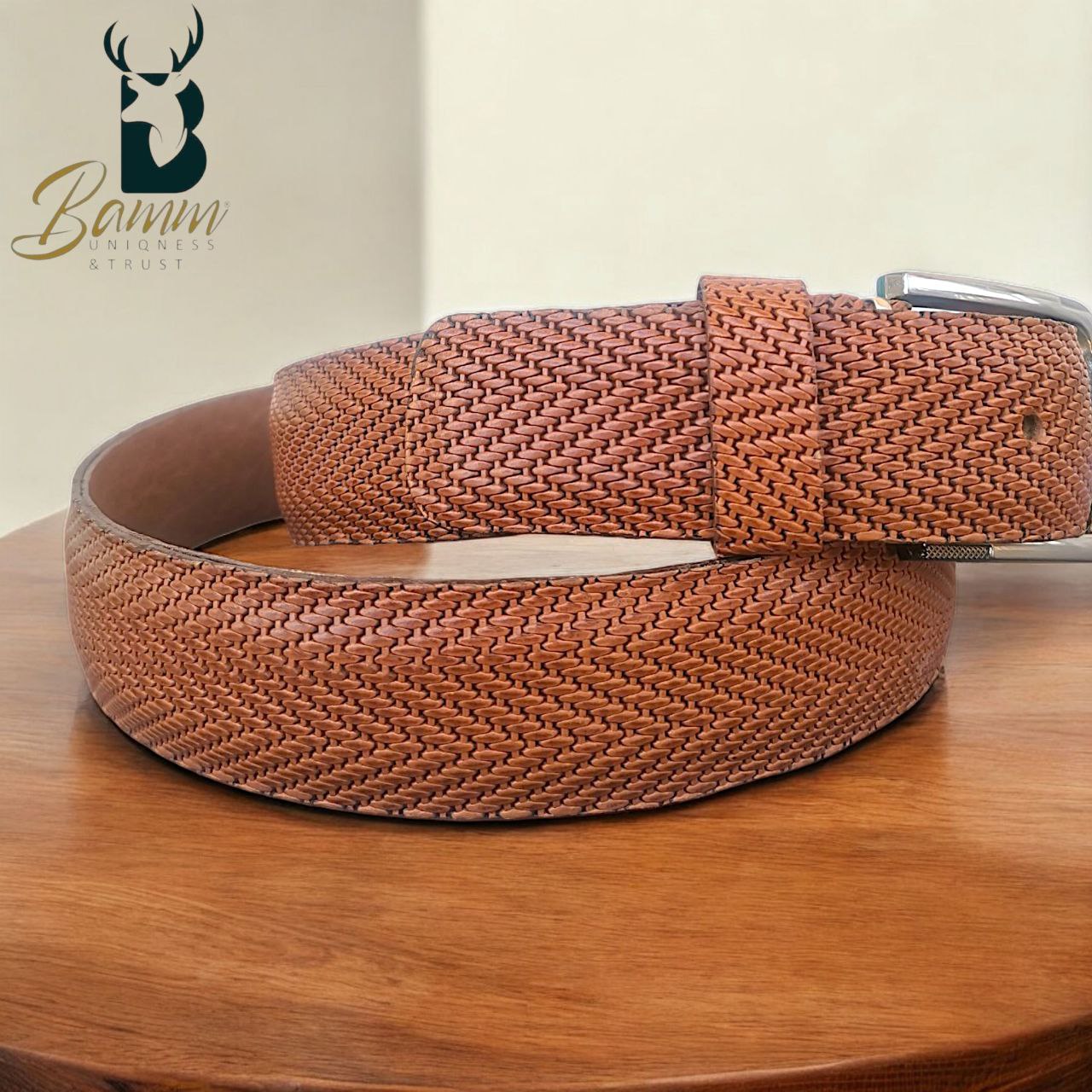 Leather Belt Handmade Elegance by BAMM
