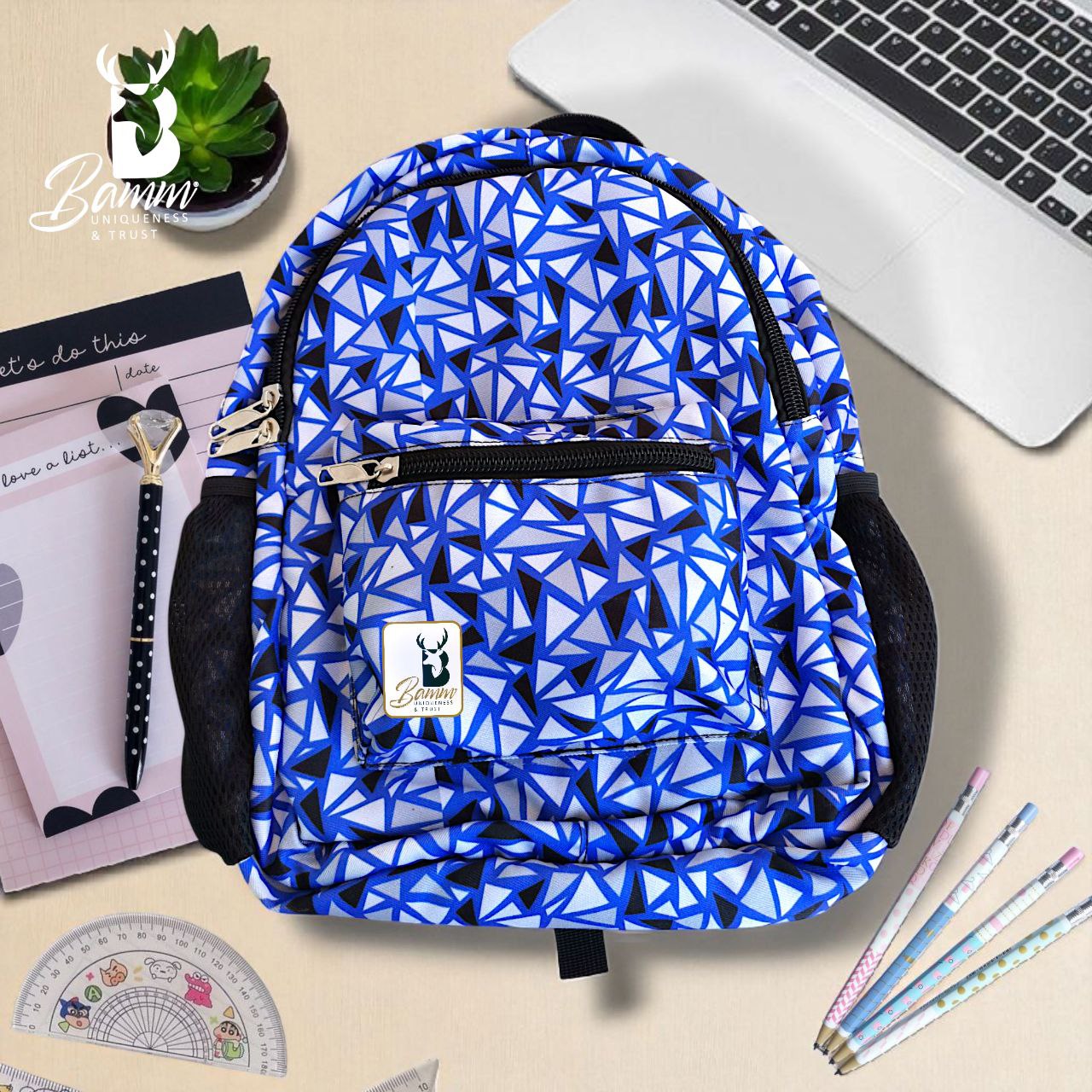 15.6-inch Bag For School And Laptop Backpack - Mix Colour
