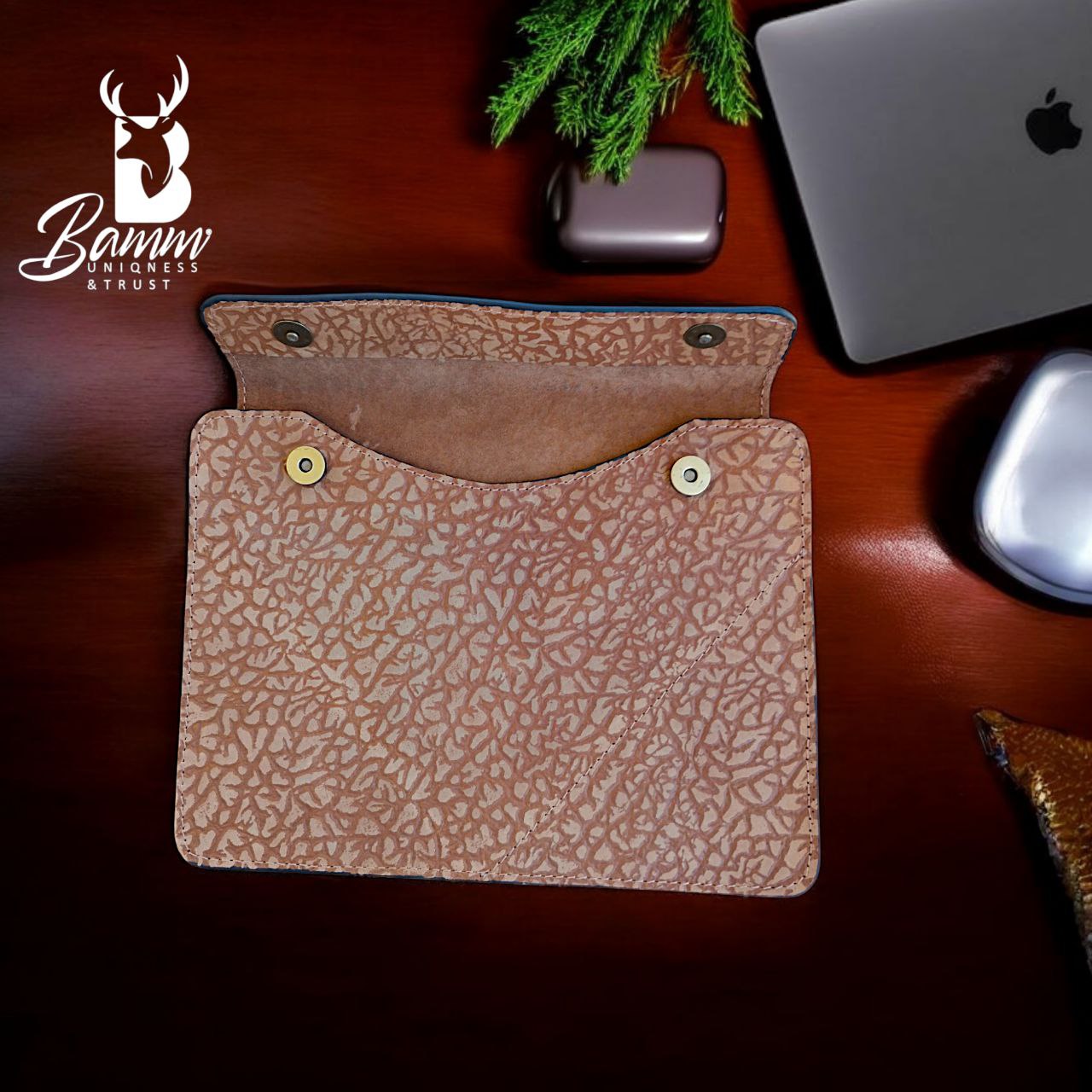 Genuine leather laptop cover-5002-