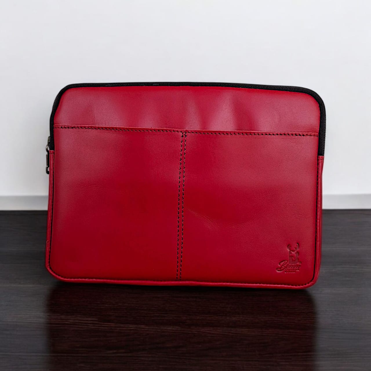 Genuine Leather iPad & Laptop Case – Shock-Resistant, Stylish & Secure for MacBook, Dell, and More
