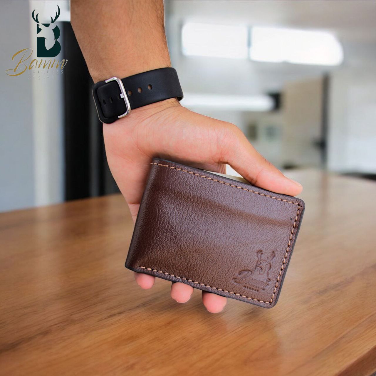 Natural Leather Wallet For Men From Bamm 2303