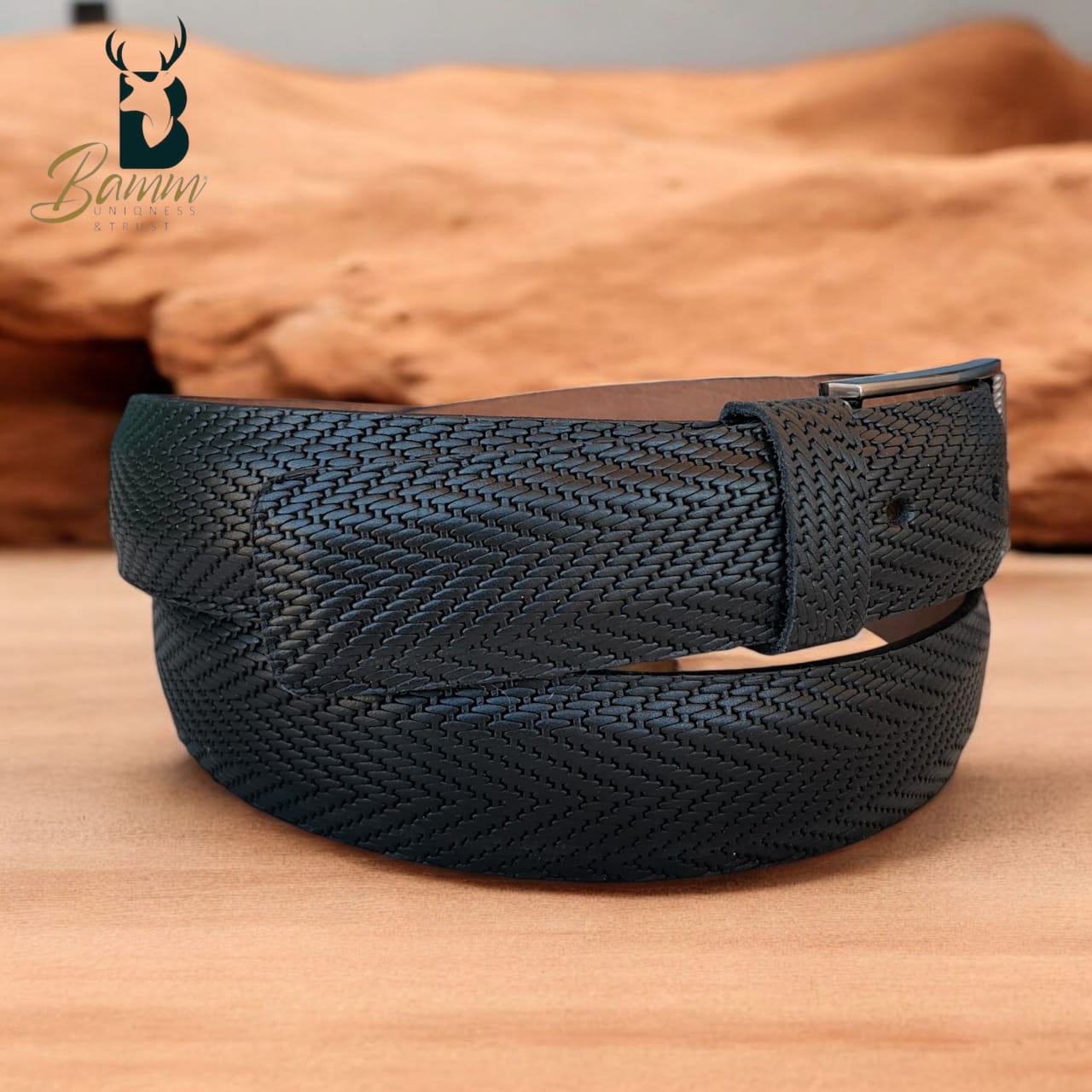 Natural Leather Belt Havan Casual Classic