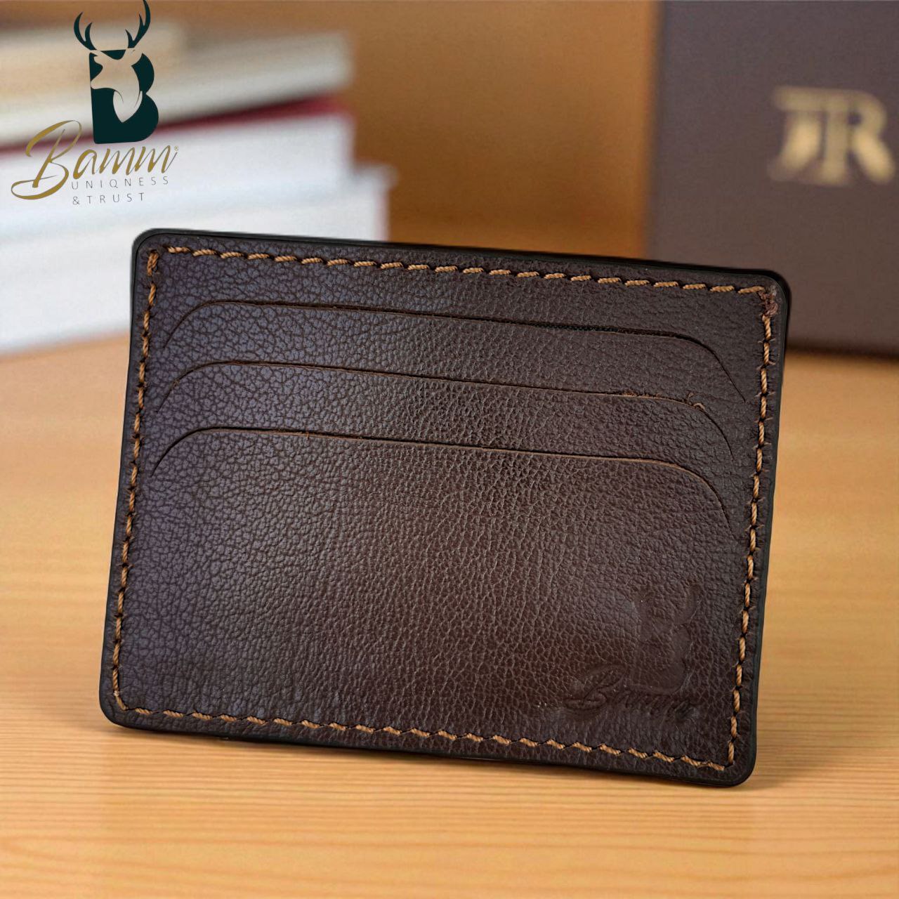 From Bamm Natural Leather Card Holder-2252