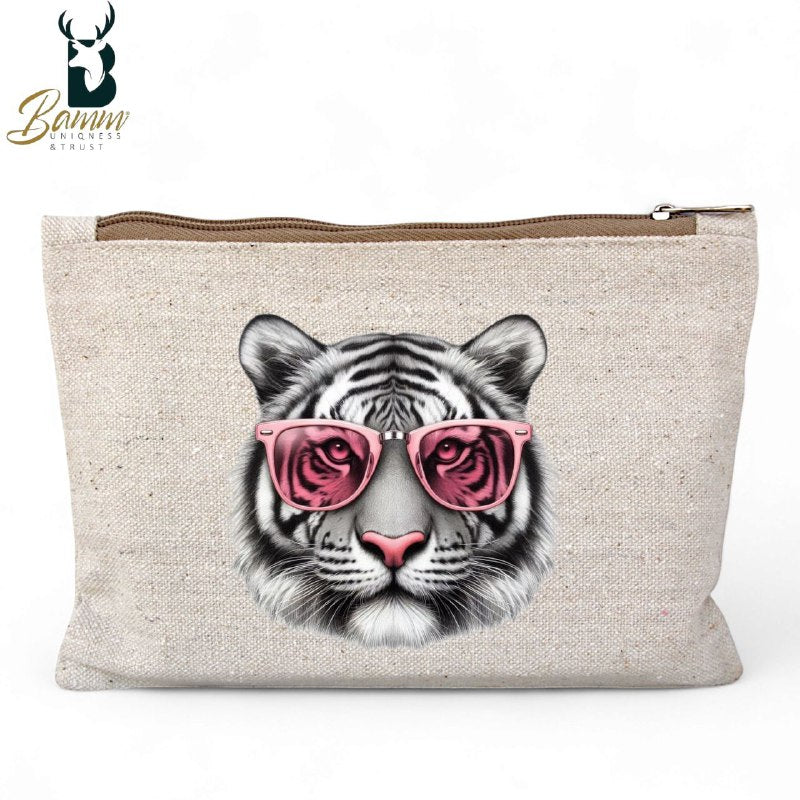 Multi-Use Makeup Organizer Bag – Heavy Duty Duck Cotton, Washable with Digital Print