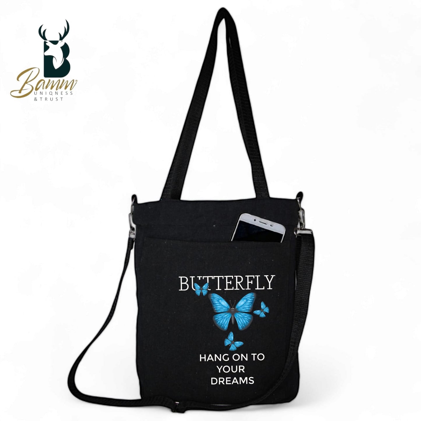 BAMM Tote Bag With Two Adjustable Shoulder Straps- 25