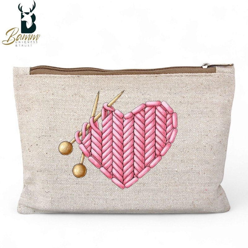 Multi-Use Makeup Organizer Bag – Heavy Duty Duck Cotton, Washable with Digital Print