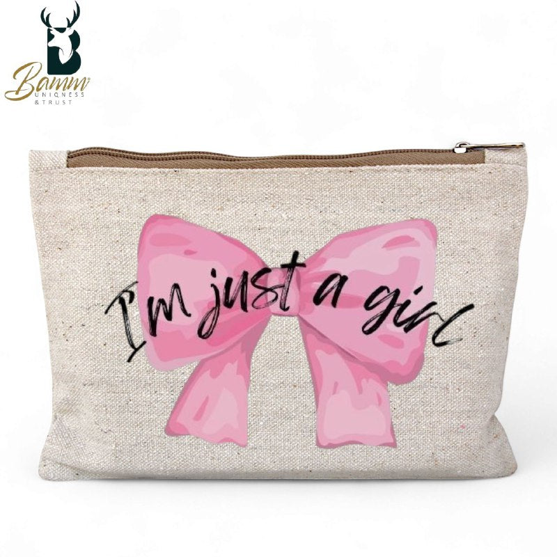 Multi-Use Makeup Organizer Bag – Heavy Duty Duck Cotton, Washable with Digital Print