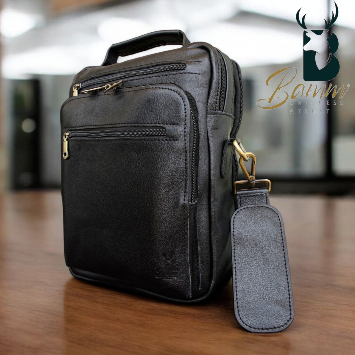 Bamm Leather Crossbody Bag 2805
