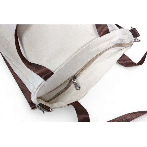 BAMM Beige Tote Bag With Two Adjustable Shoulder Straps (بنت ورد )