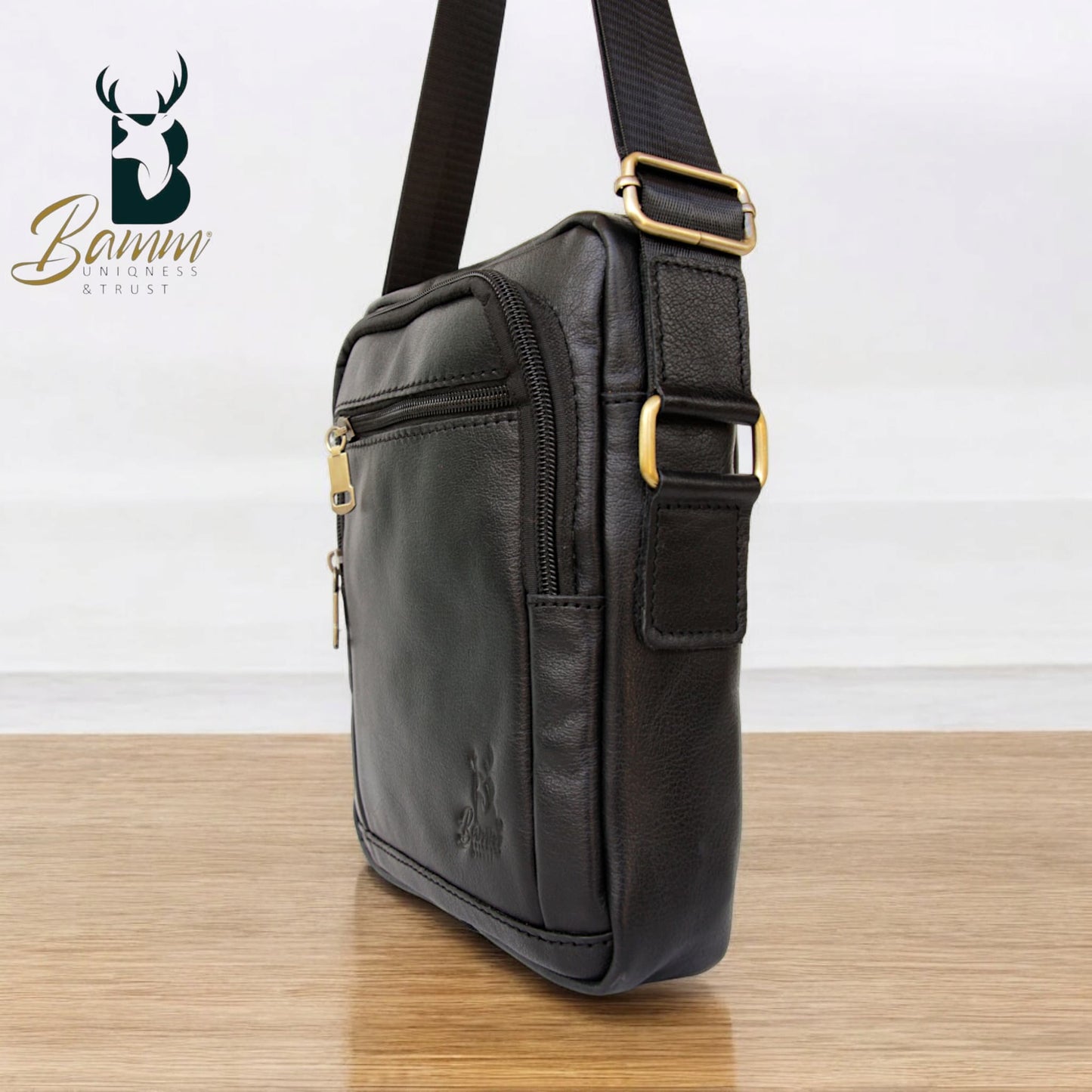Bamm Leather Crossbody Bag 2802