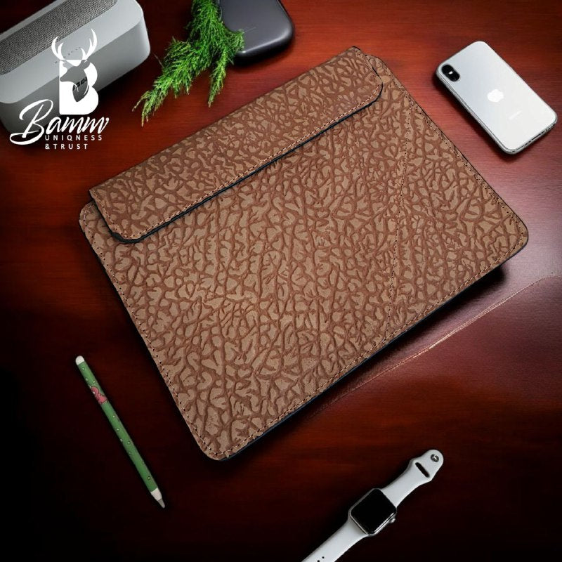 Genuine leather laptop cover-5002-