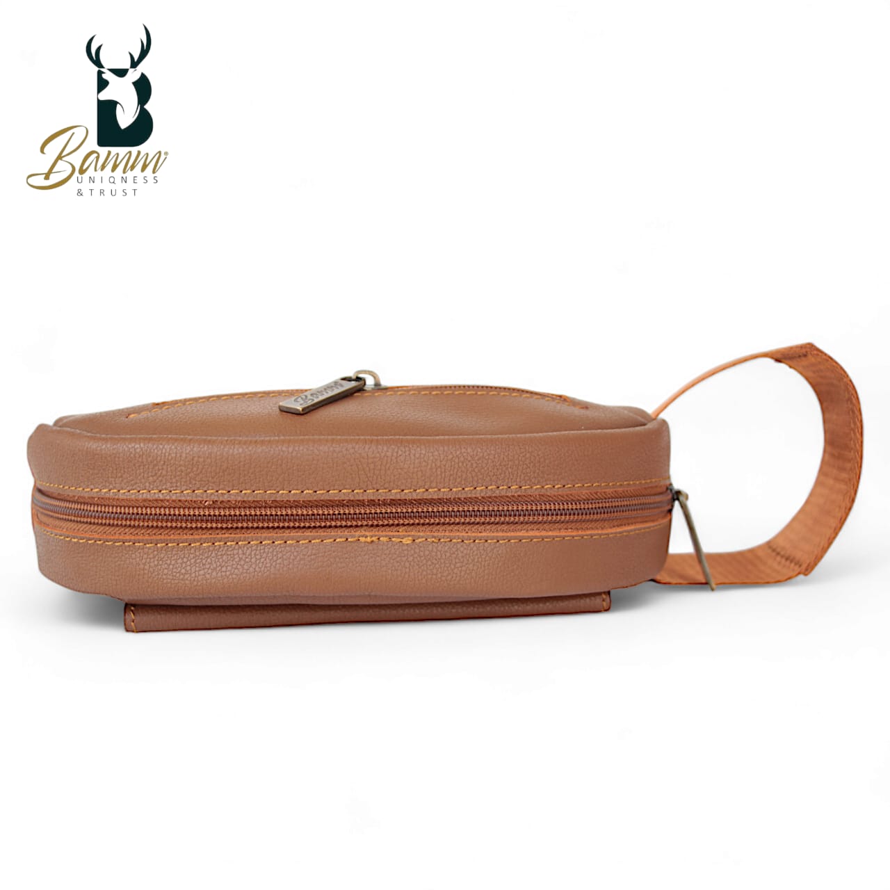 Natural Leather Bag With Mobile Case From Bamm mo: 2242