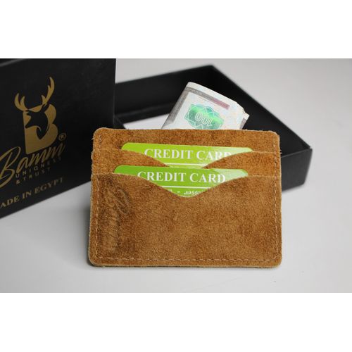 Card Wallet Natural Leather