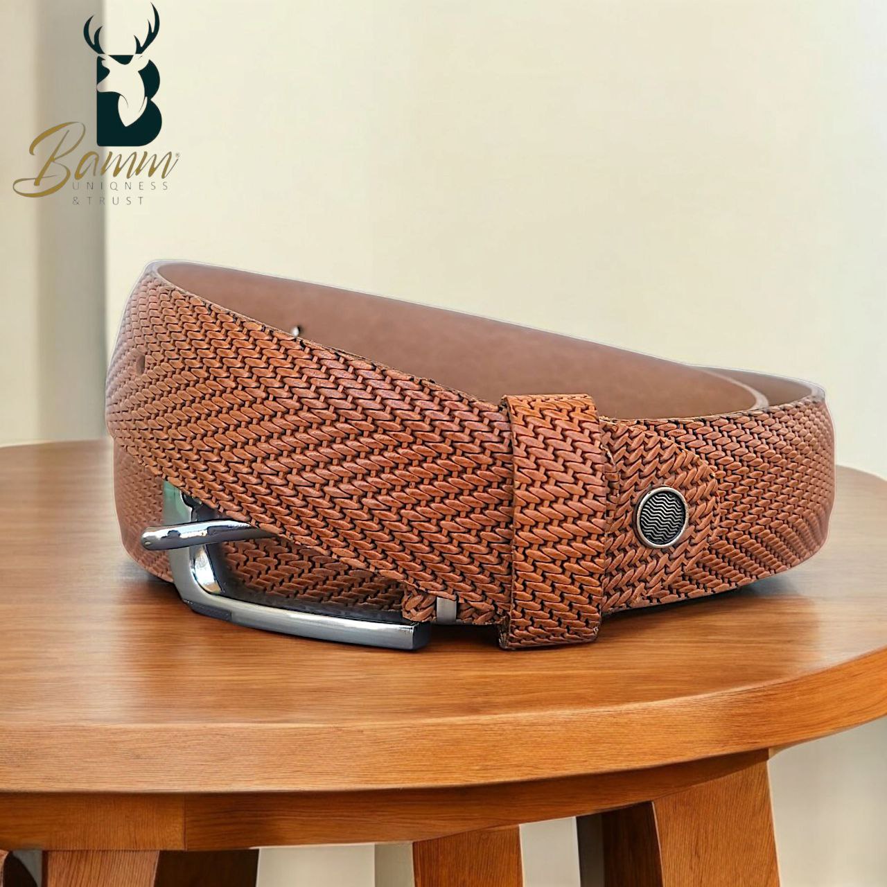Leather Belt Handmade Elegance by BAMM