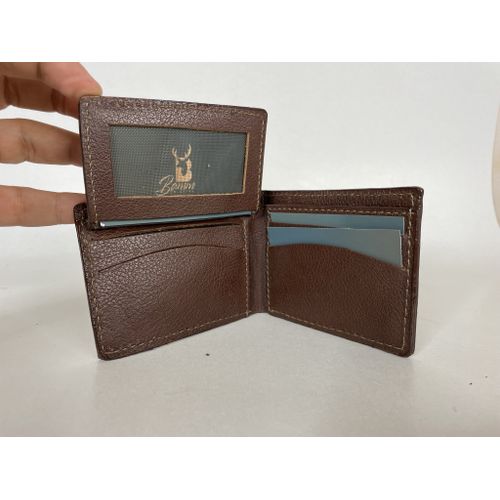 Natural Leather Wallet For Men From Bamm -2304