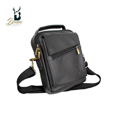 Bamm Leather Crossbody Bag Black