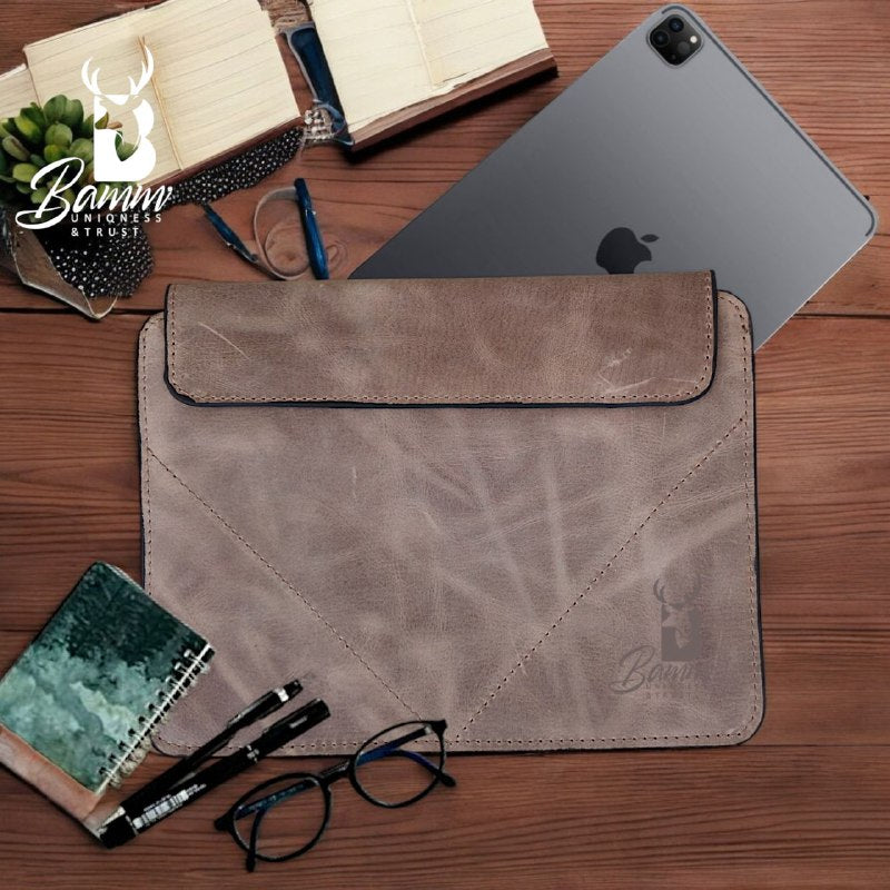 Genuine leather laptop cover-5002-