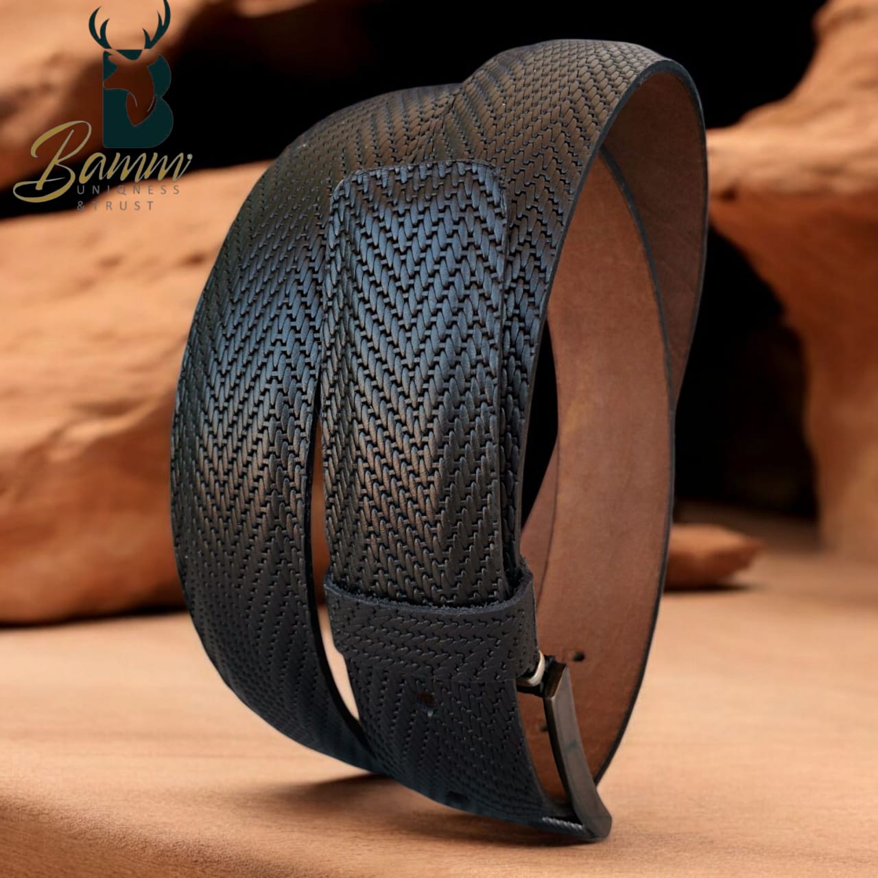 Natural Leather Belt Havan Casual Classic