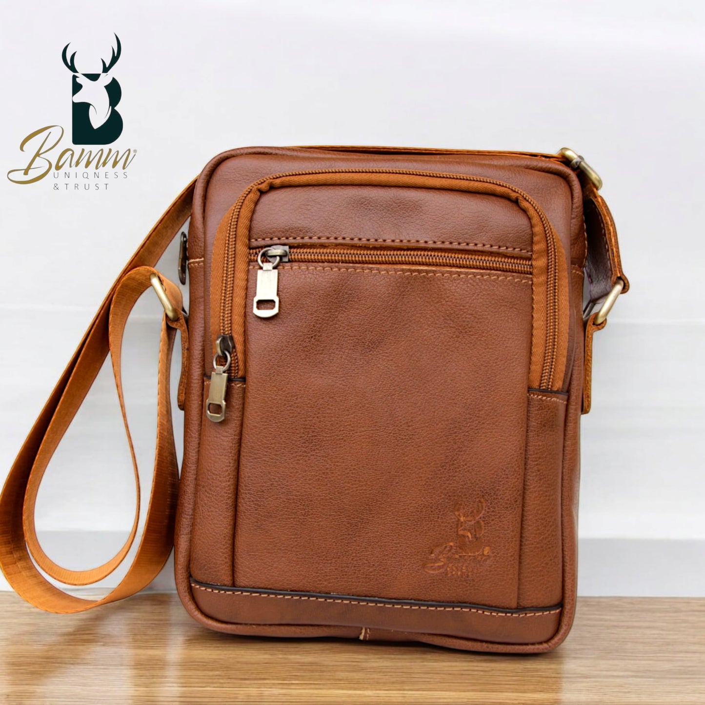 Bamm Leather Crossbody Bag 2802