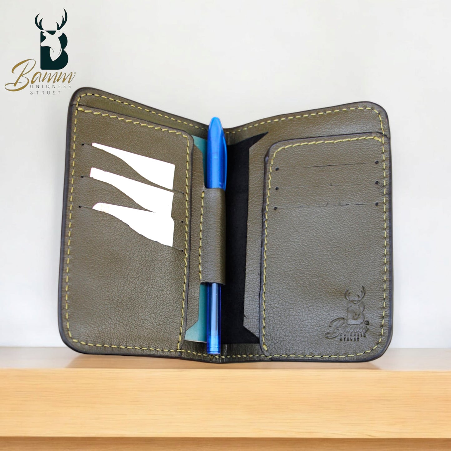 Handmade Genuine Leather Passport Holder-2313-