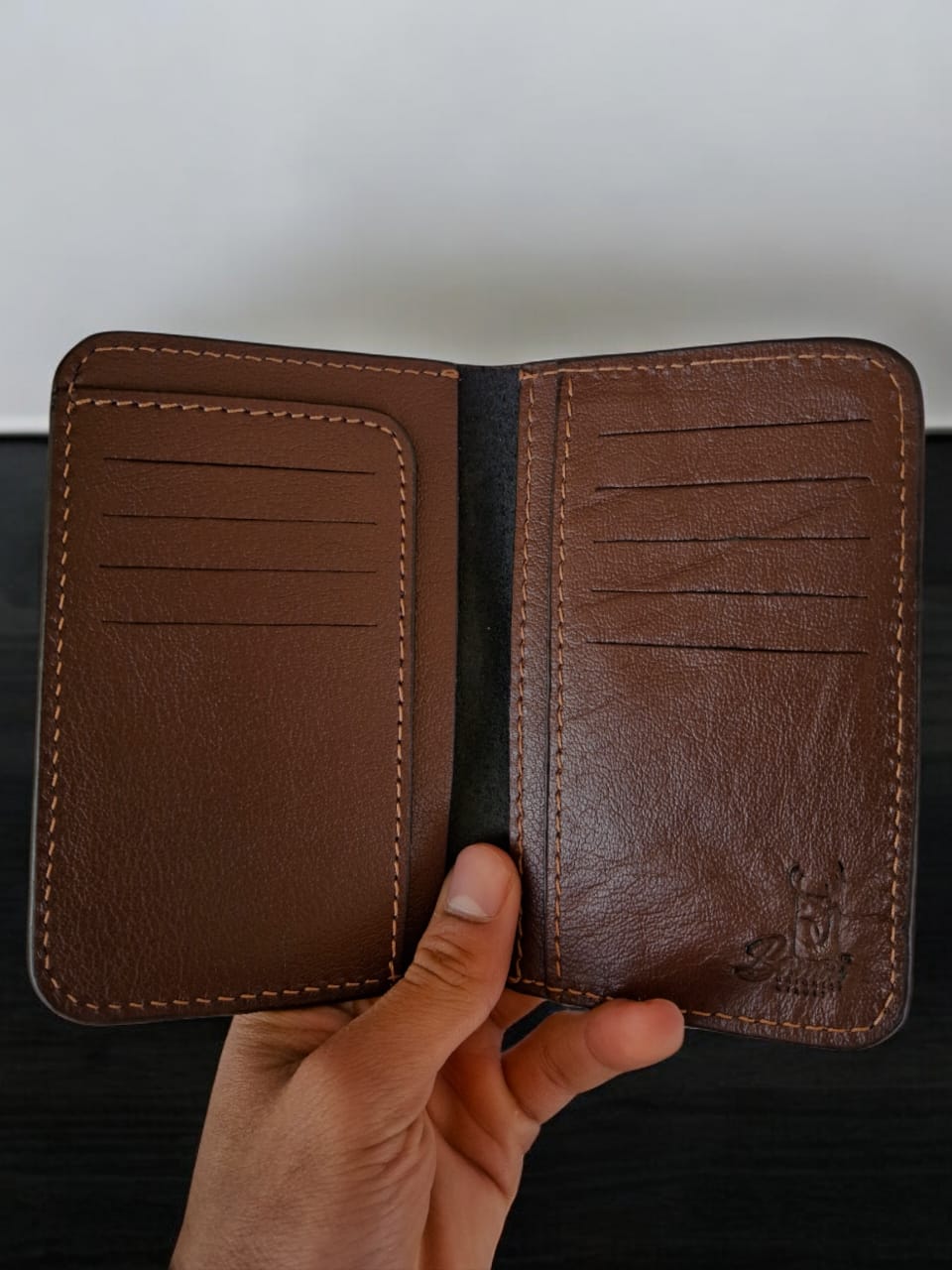 -Leather Passport Wallet From bamm - 2220