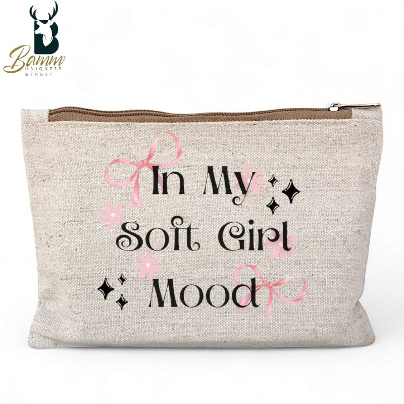 Multi-Use Makeup Organizer Bag – Heavy Duty Duck Cotton, Washable with Digital Print