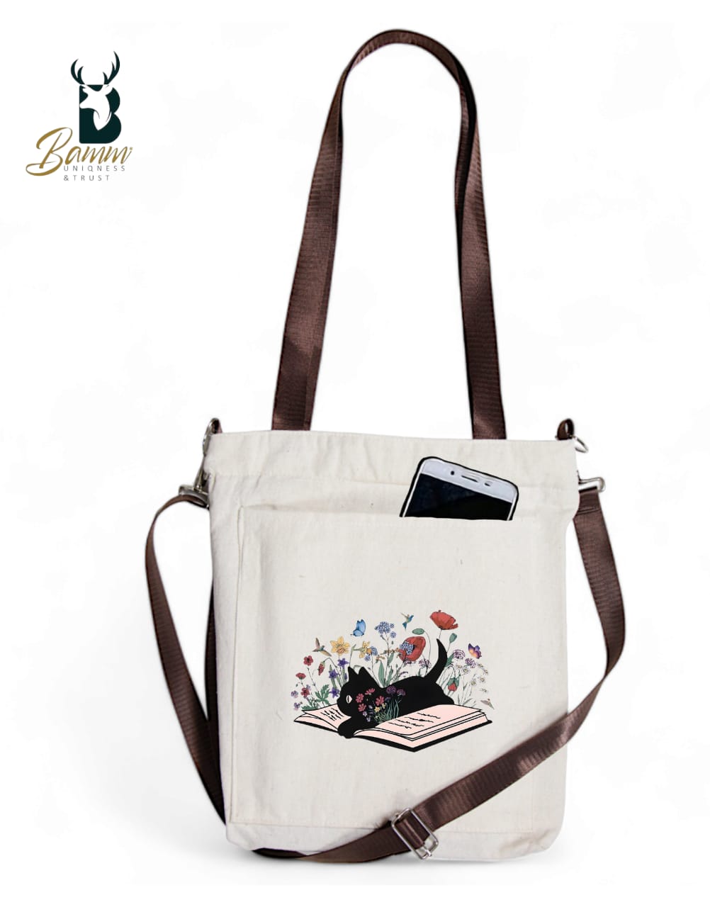 BAMM Tote Bag With Two Adjustable Shoulder Straps 52