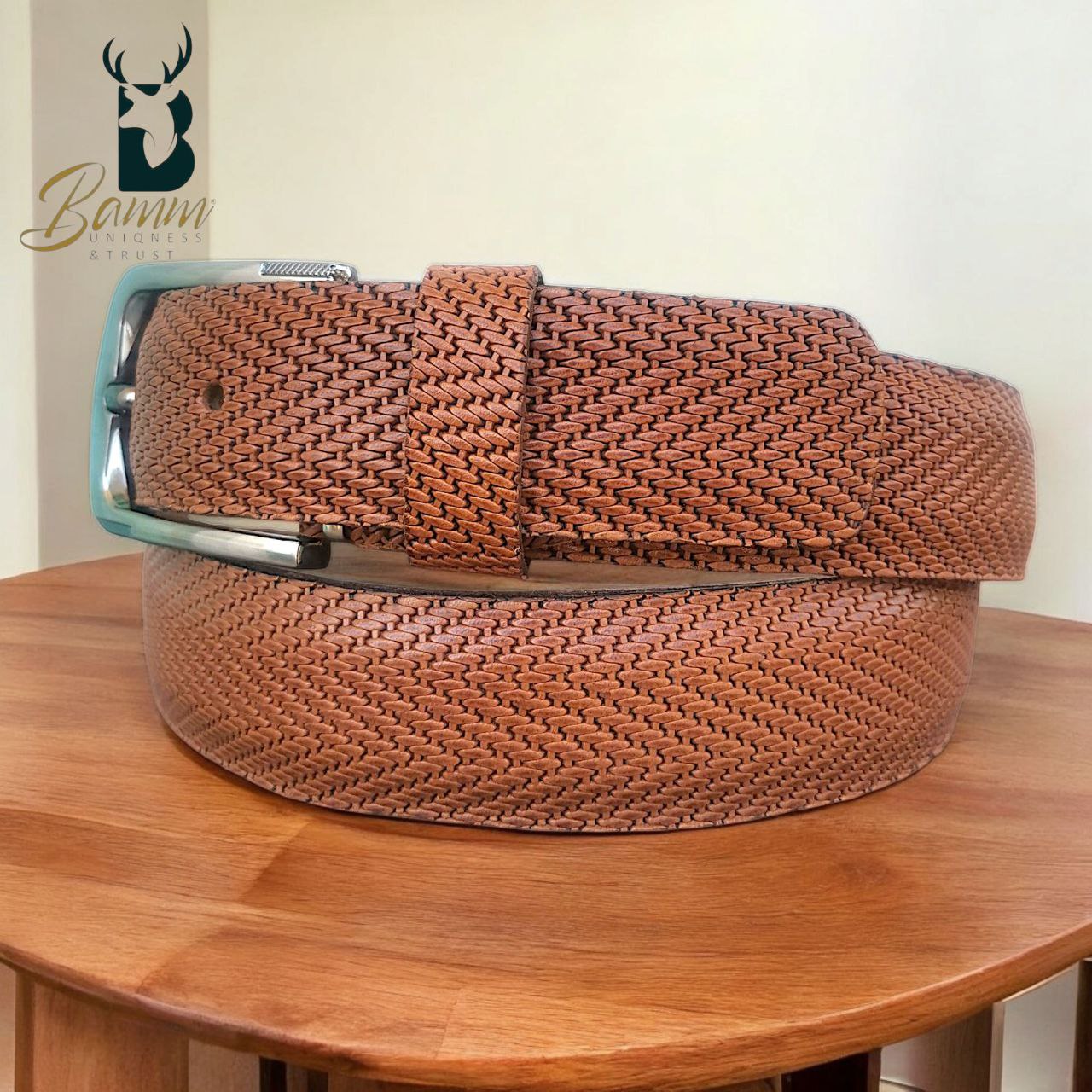 Leather Belt Handmade Elegance by BAMM