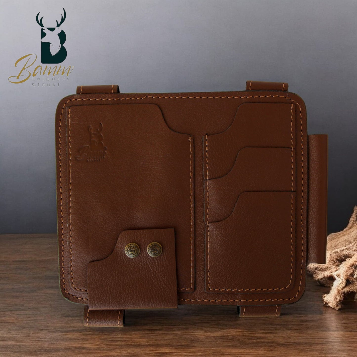 Leather Car Sun Visor Organizer – Keep Your Essentials Neat & Accessible!