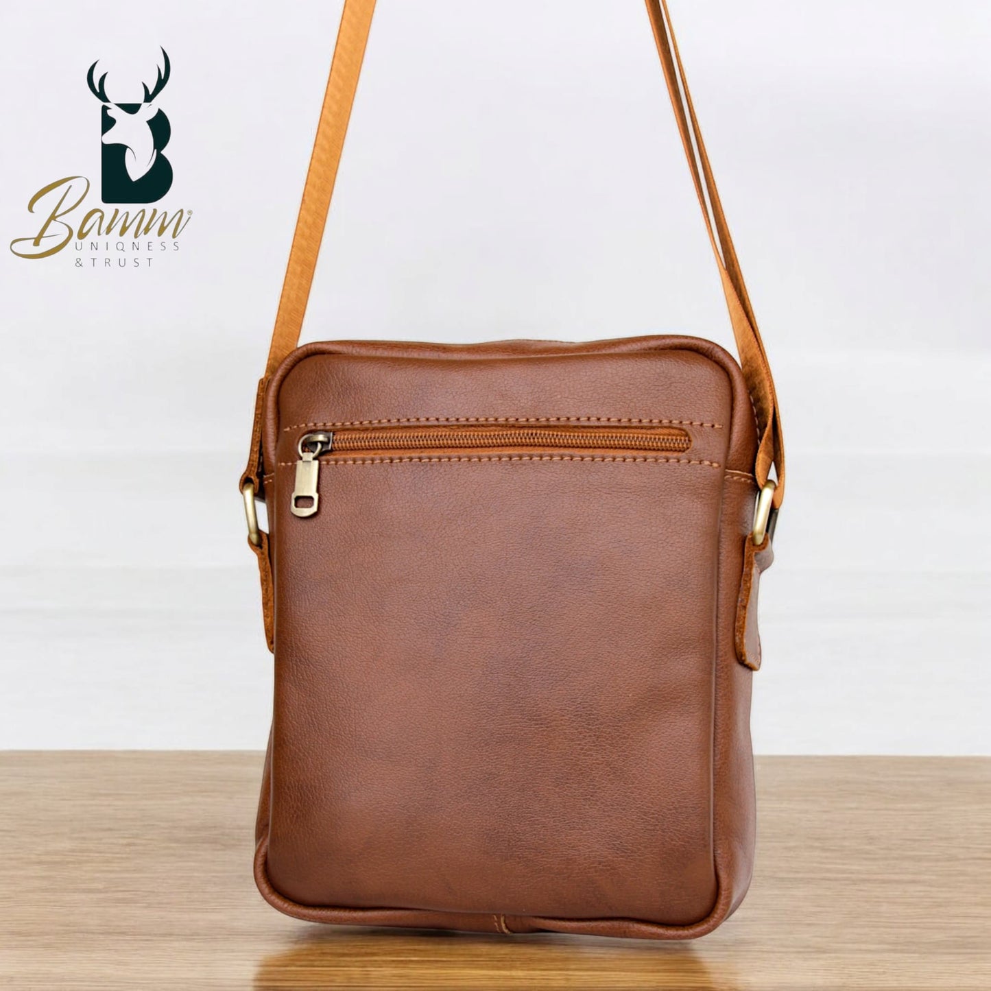Bamm Leather Crossbody Bag 2802