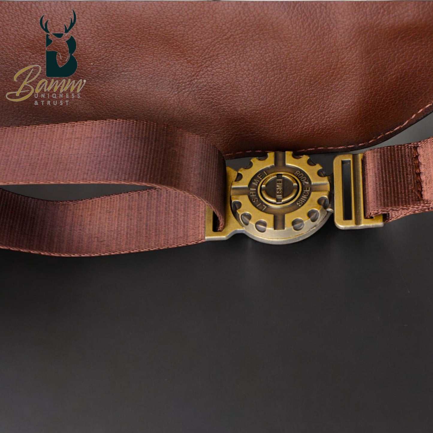 Natural Leather Bag Cross From Bamm