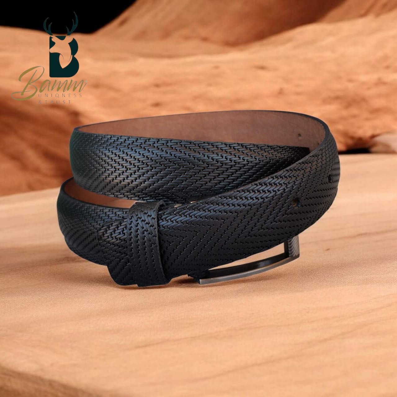 Natural Leather Belt Havan Casual Classic