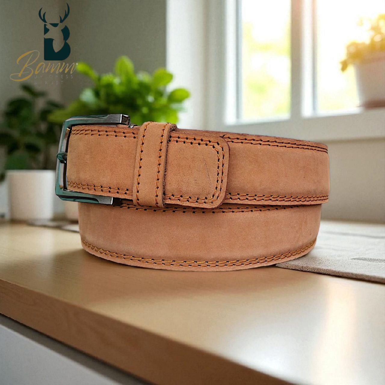 Genuine Leather Men's Belt-5152-