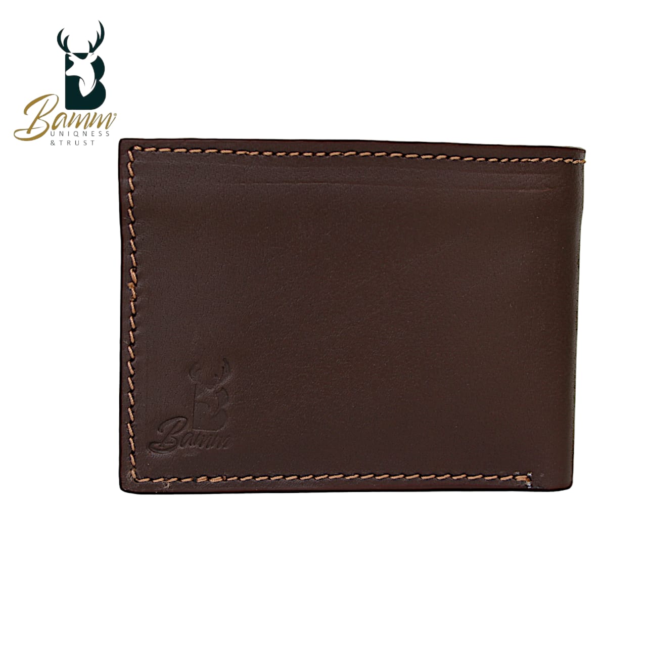 Leather passport wallet with card slots 2213